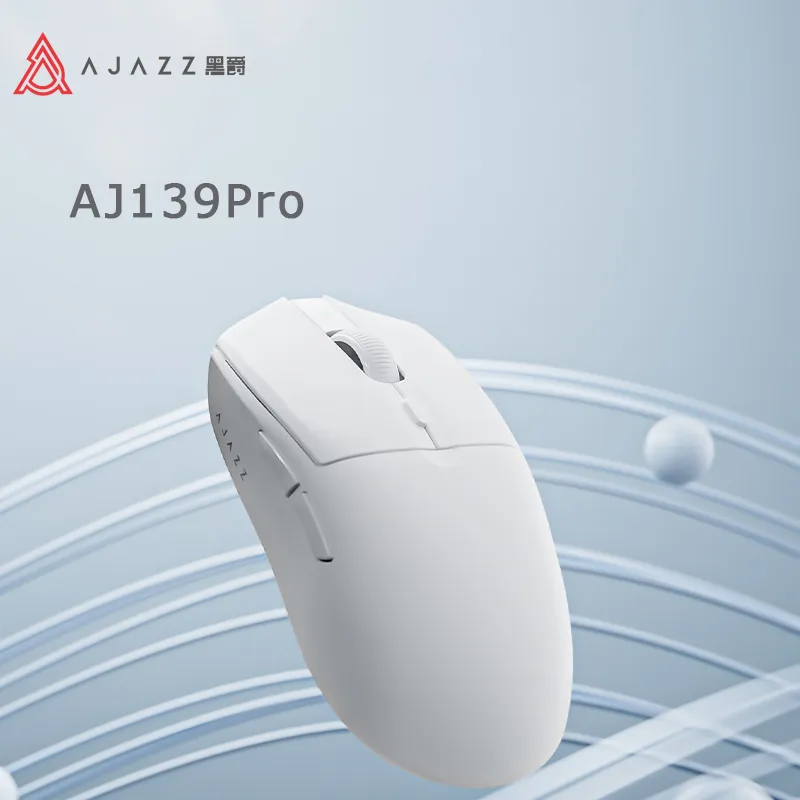 [Taxa Inclusa] Mouse Gamer Sem Fio Ajazz Aj139 Pro 2.4ghz - Sensor Paw3395, 26.000 Dpi